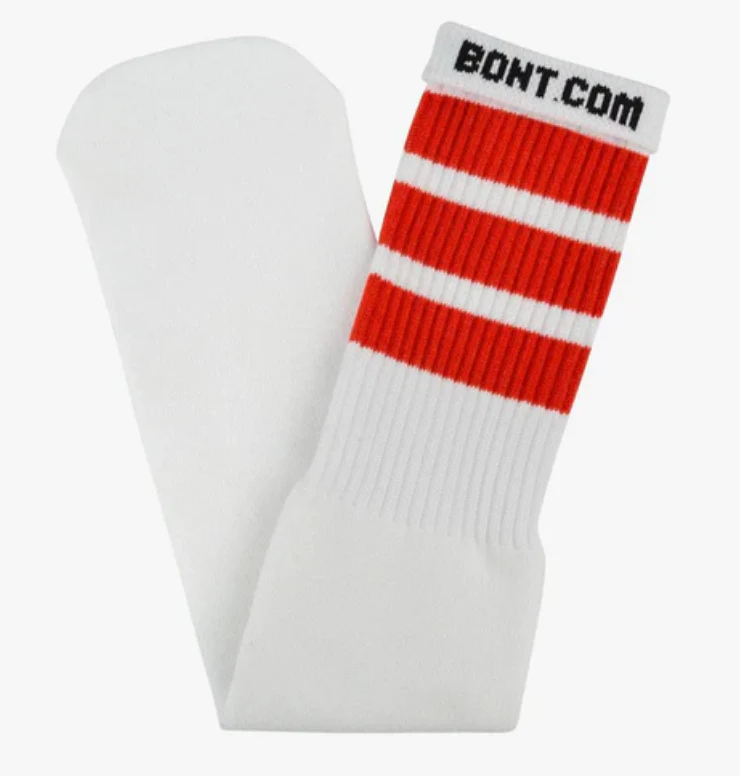 Bont Knee High Skater Tube Socks - RED - Image 2