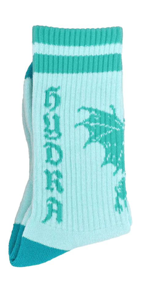 Brunny Padded Skate Socks - Blue Hydra