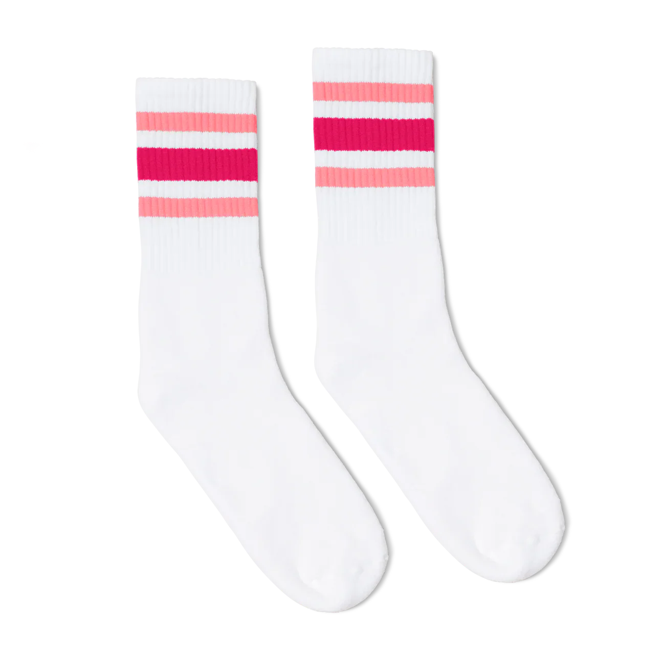 SOCCO Crew Length Socks - PINK SHADES