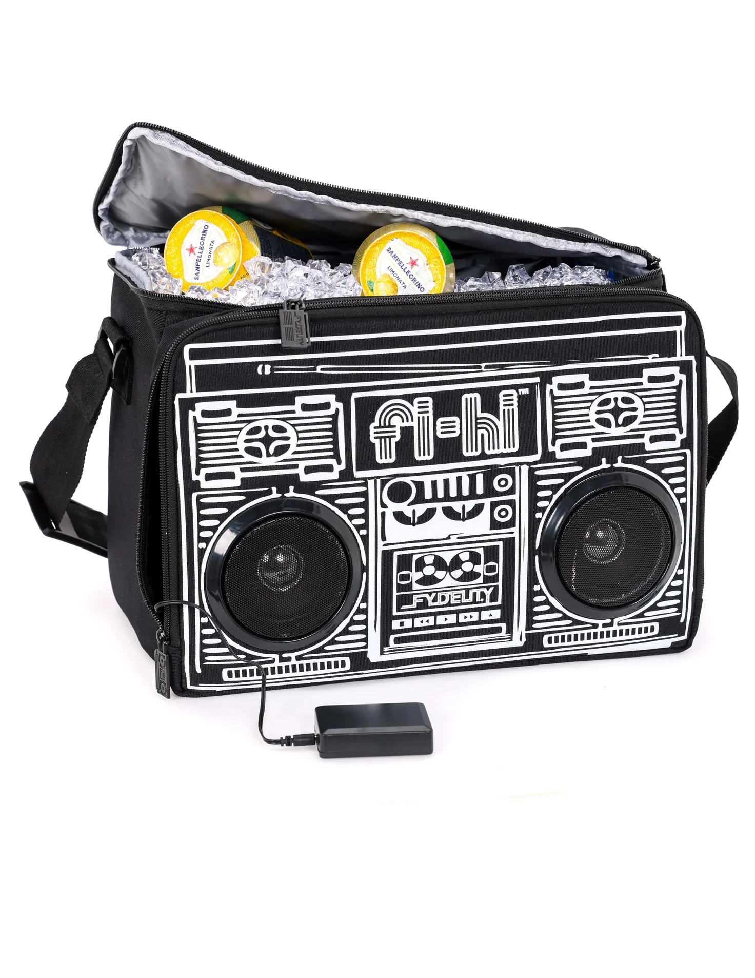 FI-HI Coolio Cooler: Le Boom Box BLACK - Image 3