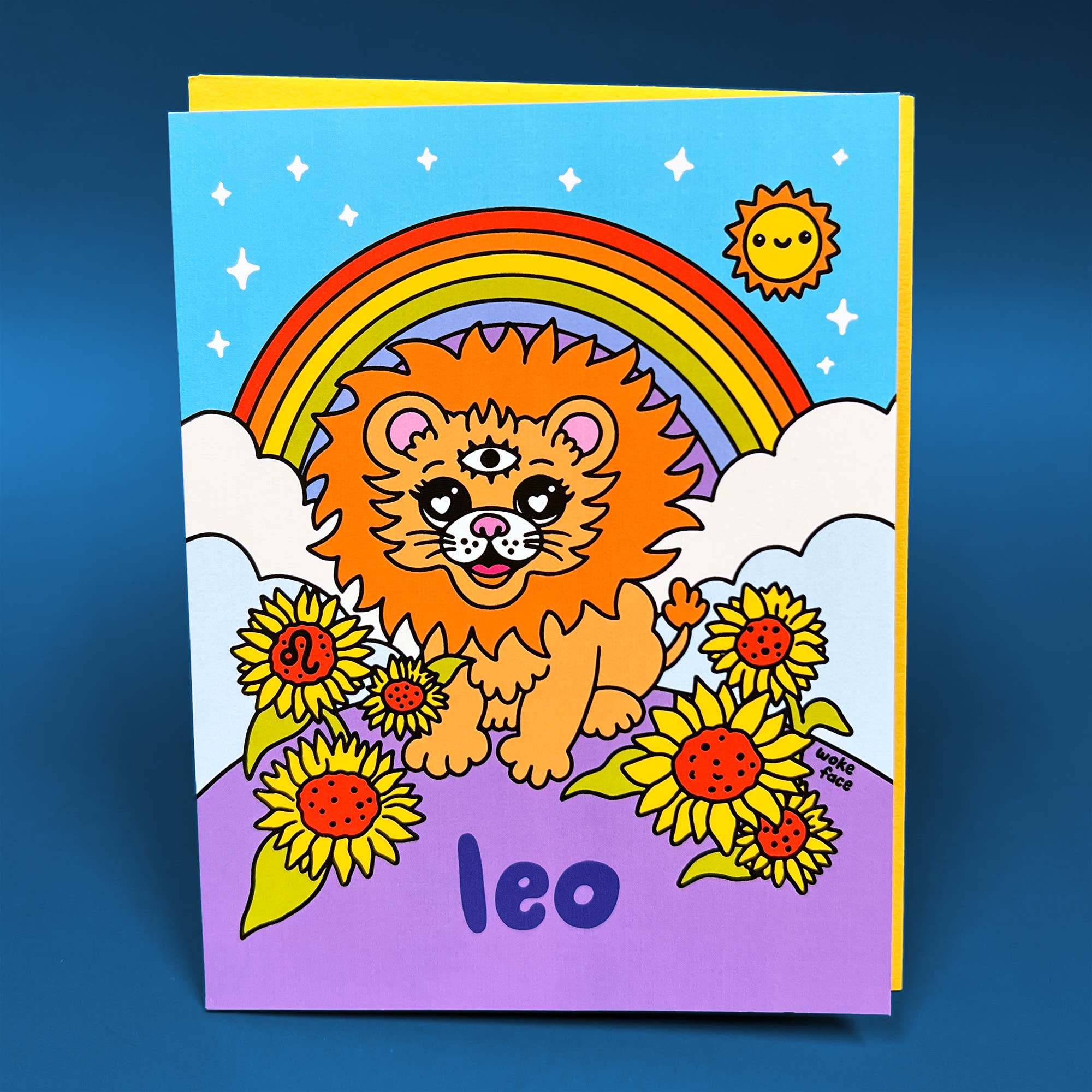 Greeting Card - Zodiac: Leo