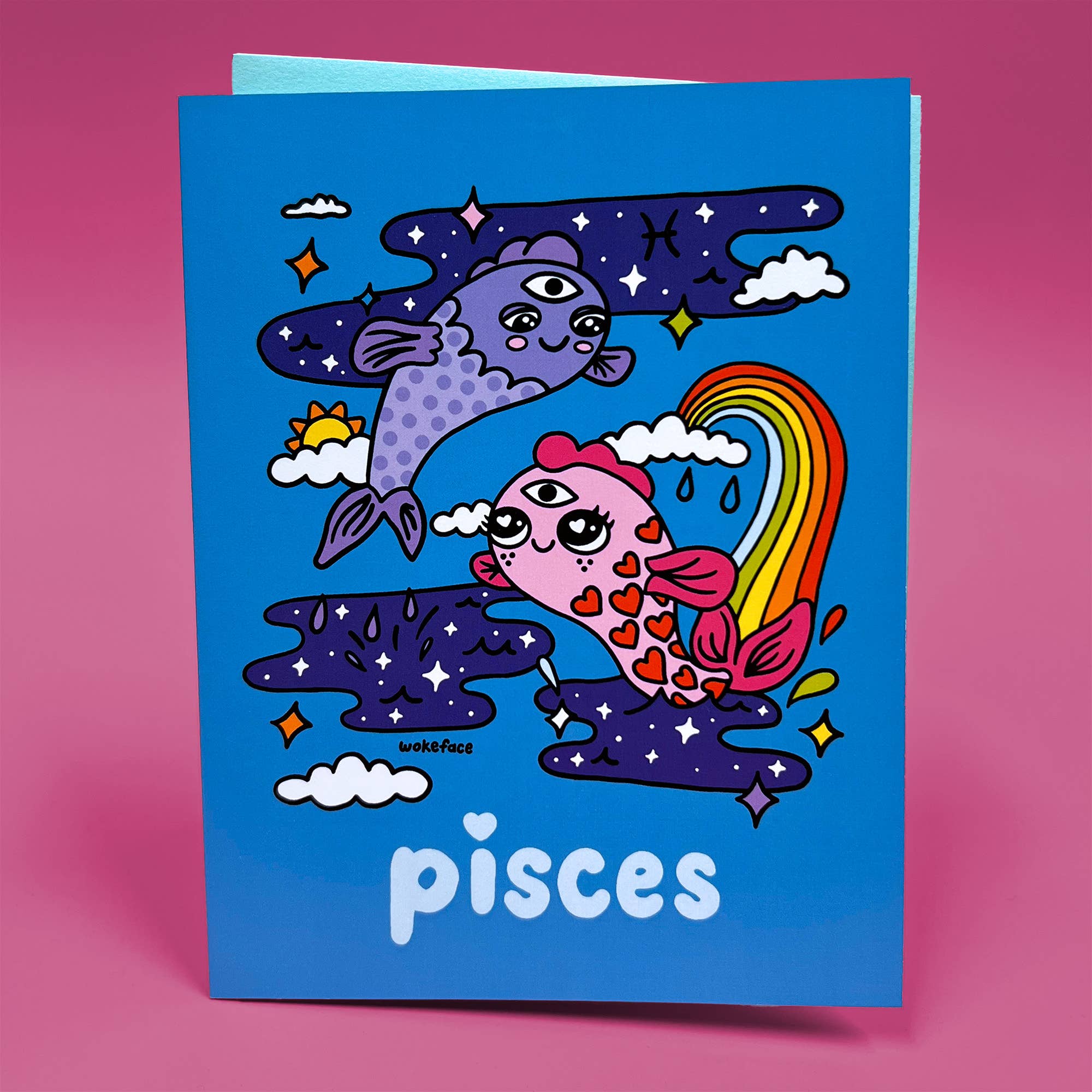 Greeting Card - Zodiac: Pisces