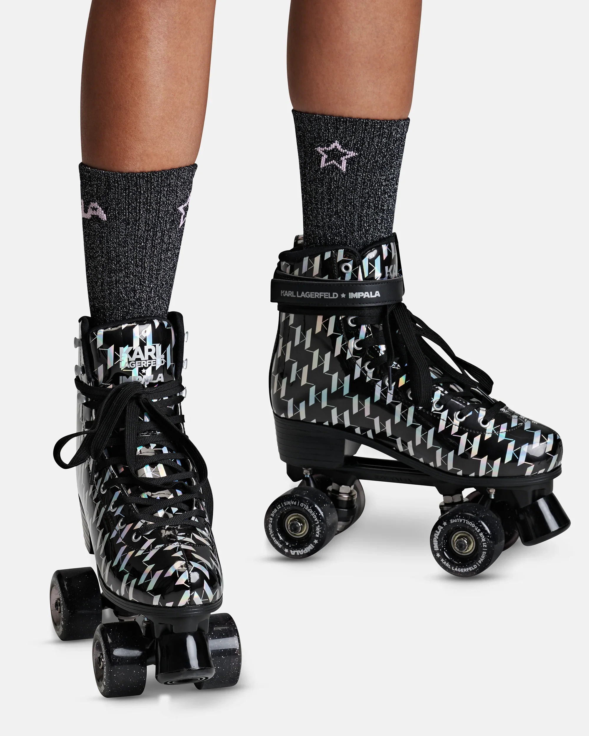 Impala Roller Skates - Black Karl Lagerfeld - Image 6