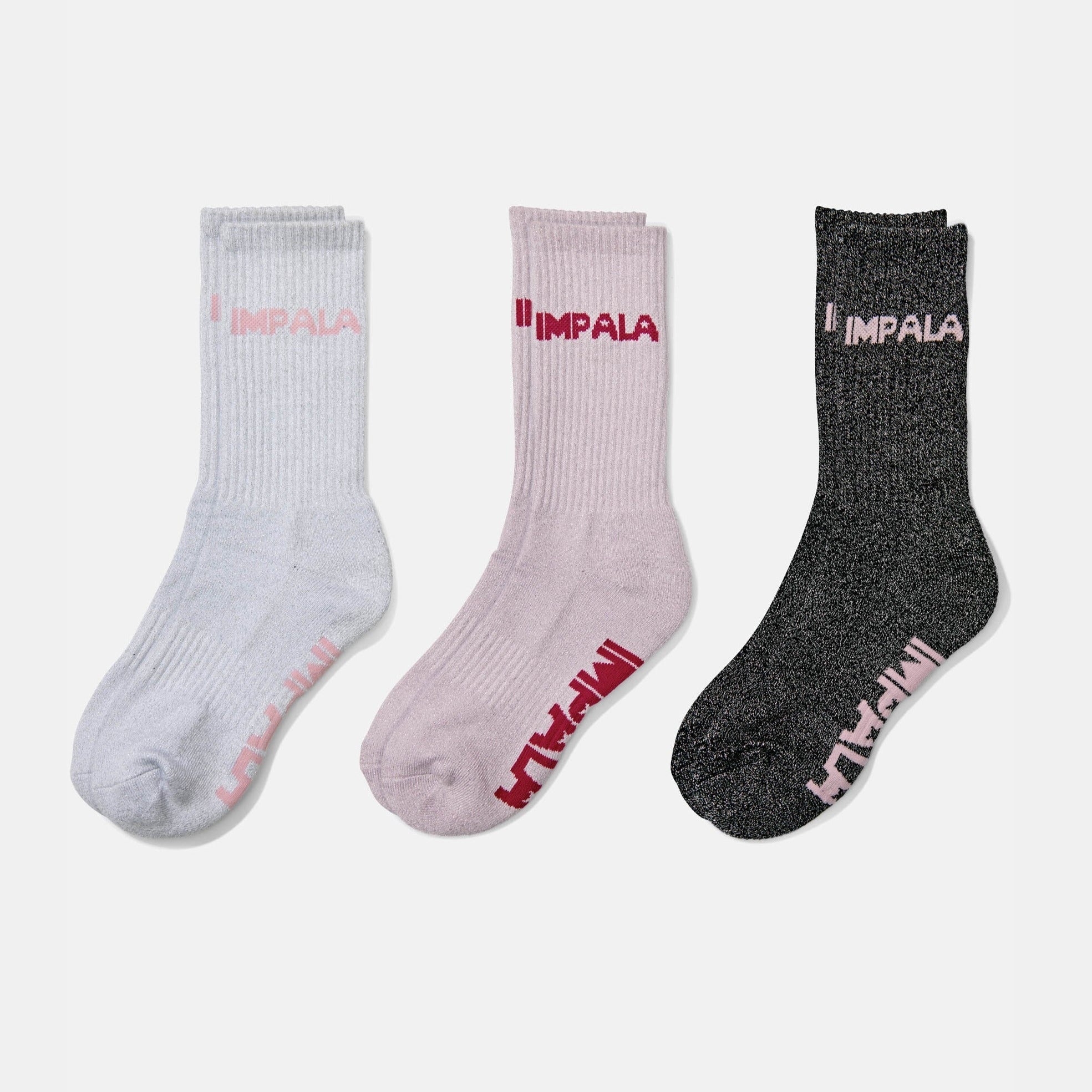 Impala Skate Socks 3pk - SPARKLE