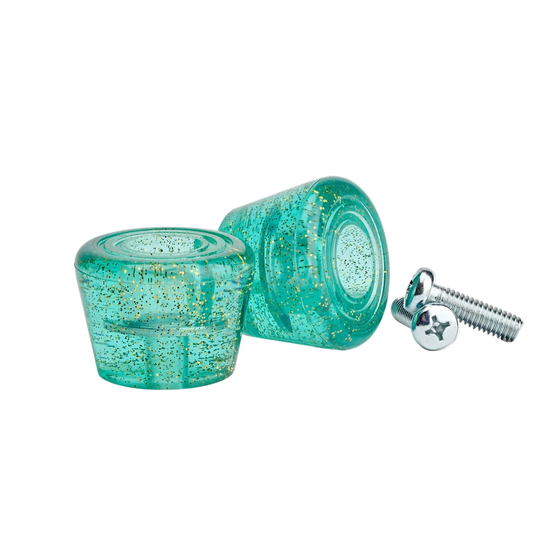 Impala Toe Stop - CLEAR AQUA GLITTER