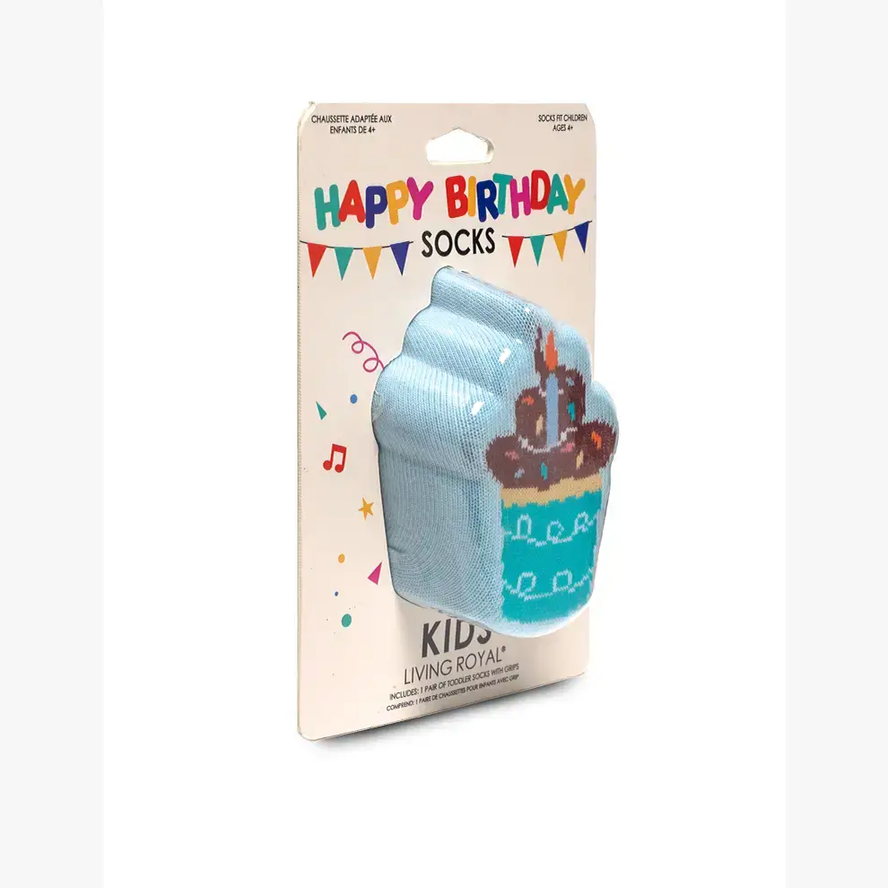 Kids Packaged Crew Socks - Birthday Cupcake - Image 2