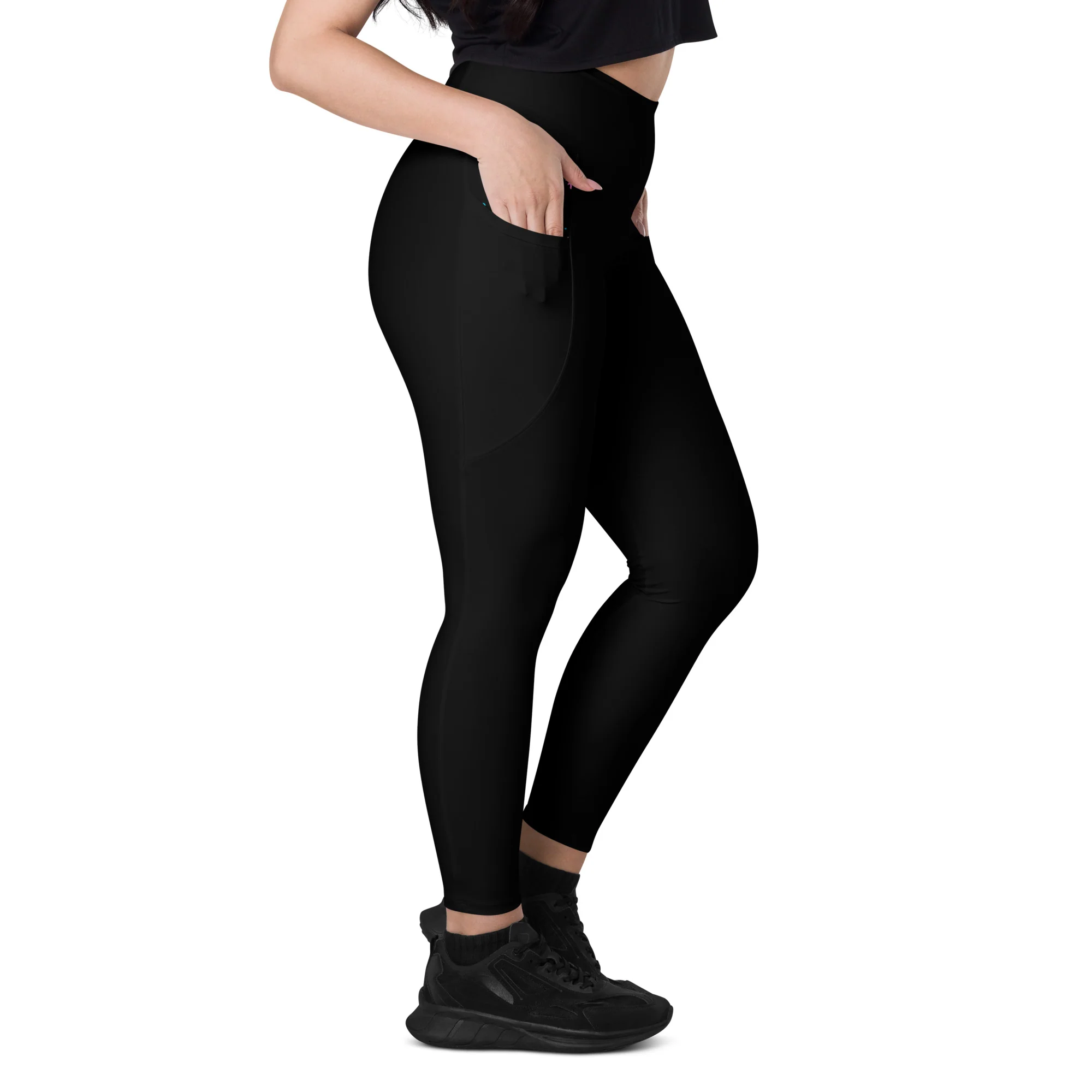 Pigeon's Skate Leggings with Pockets - BLACK - Image 5
