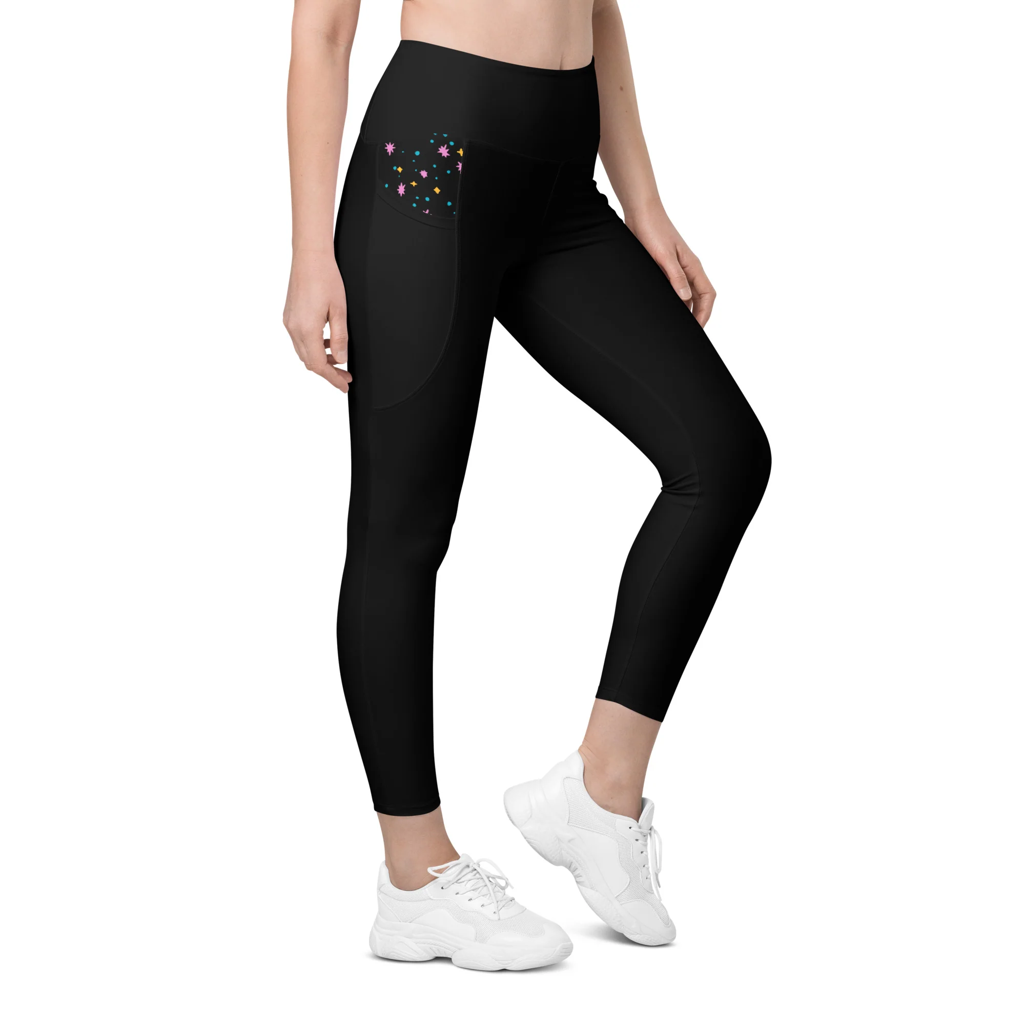 Pigeon's Skate Leggings with Pockets - BLACK - Image 8