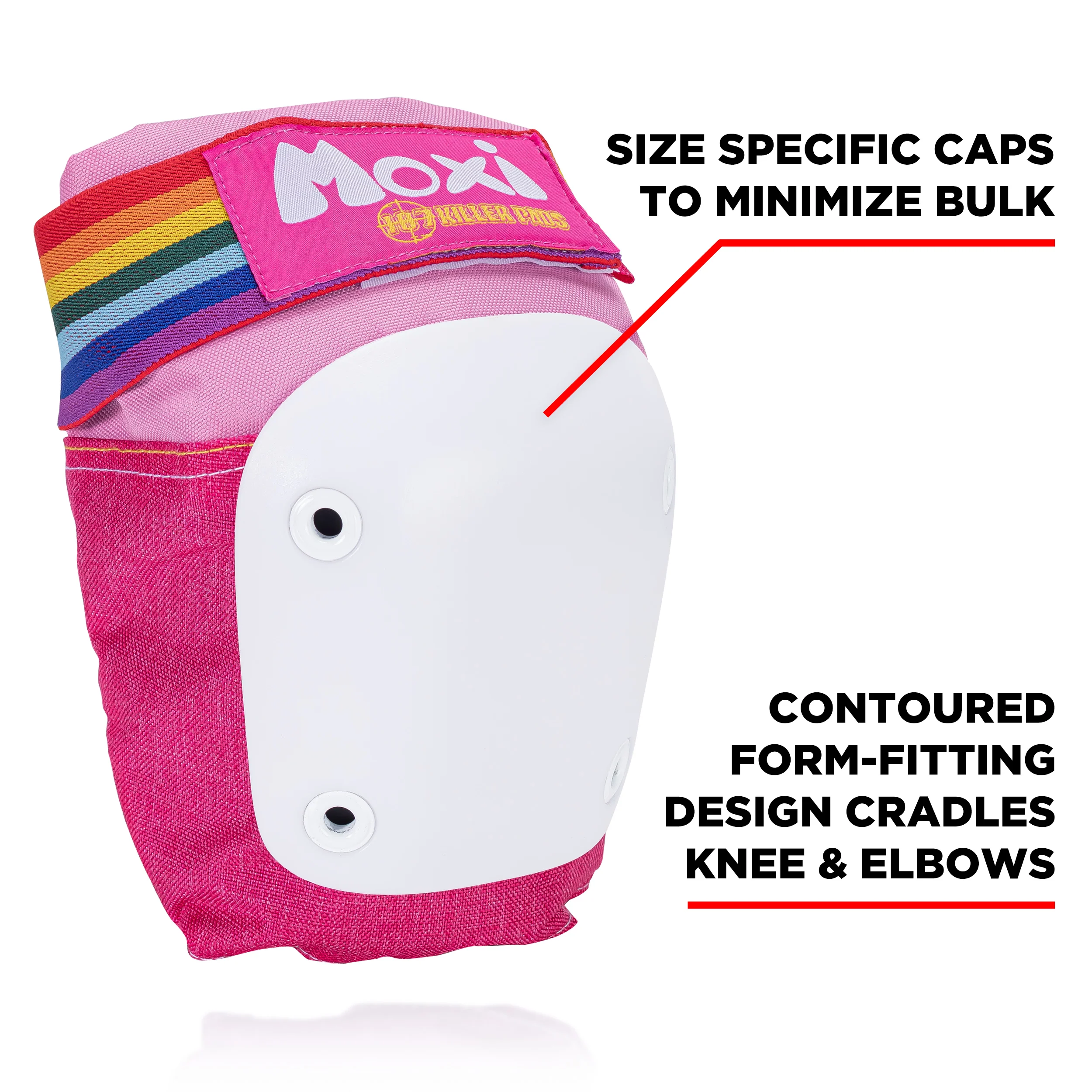 Moxi Six Pack Pad Set - PINK - Image 6