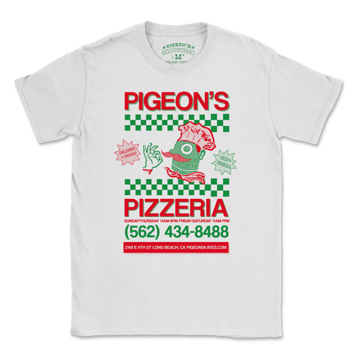 Pigeon's Pizzeria Limited Edition Tee