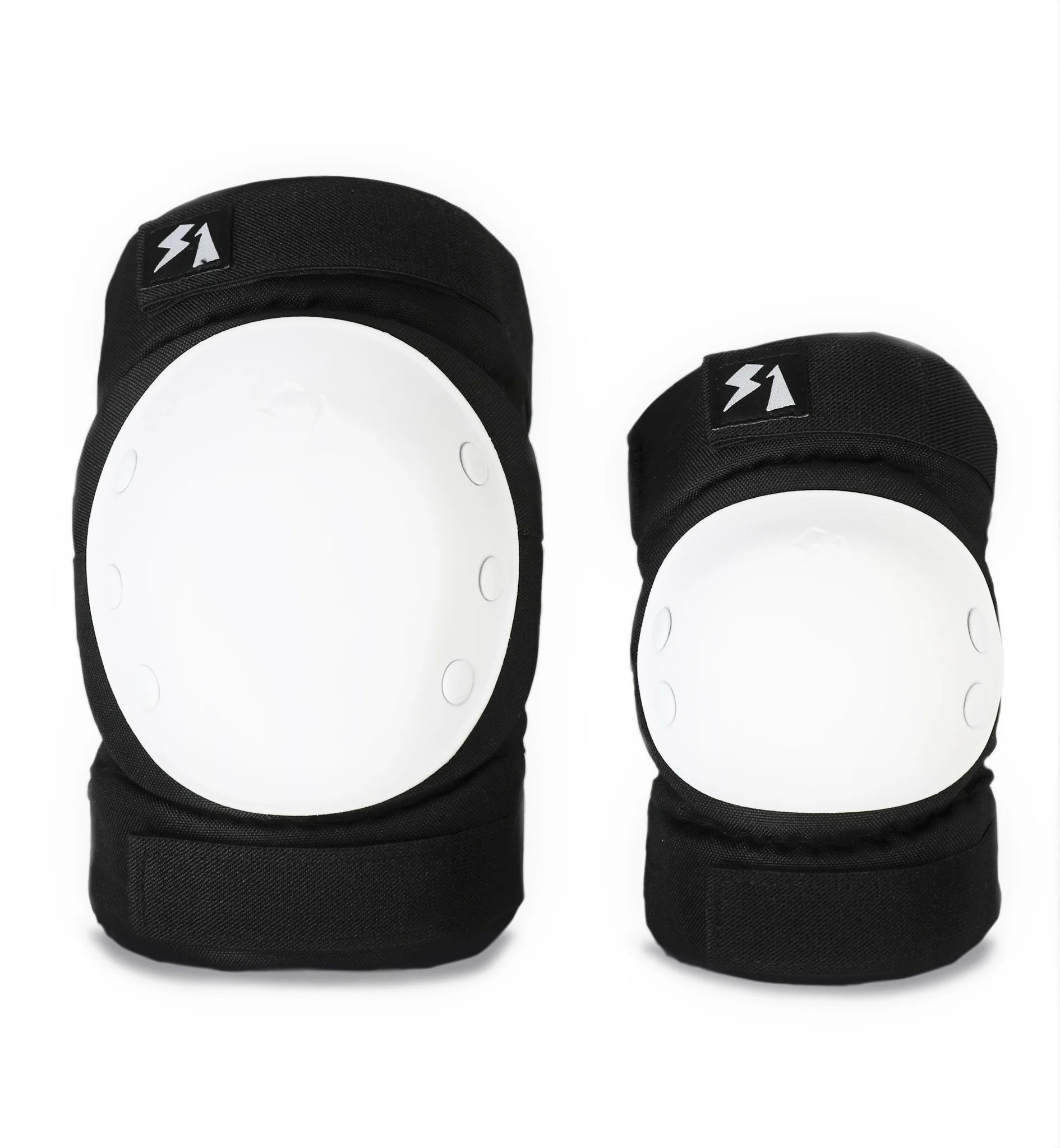S-One Pad Set - BLACK W/ WHITE CAPS - Image 4