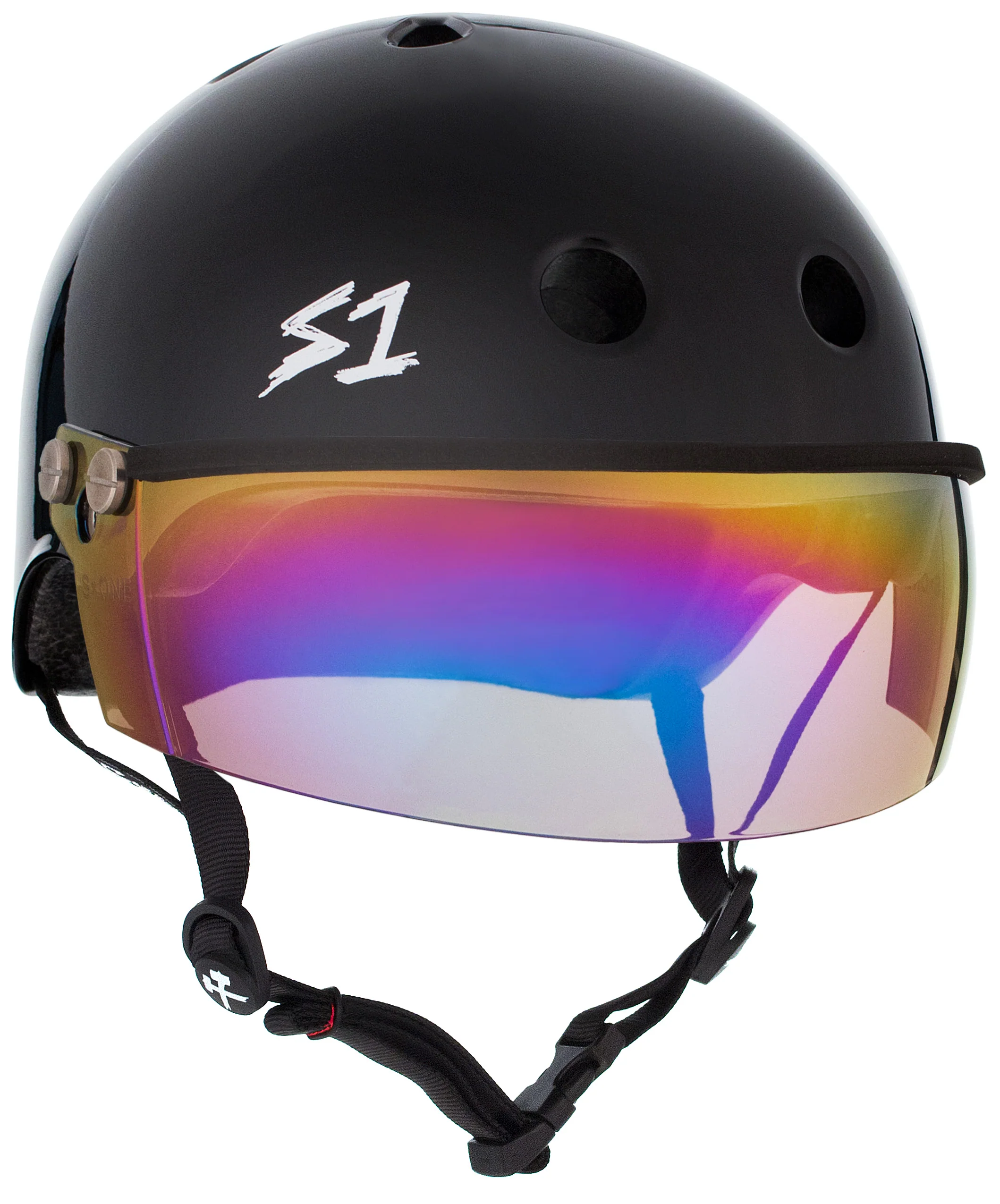 S1 Lifer Visor Helmet - BLACK GLOSS - Image 2
