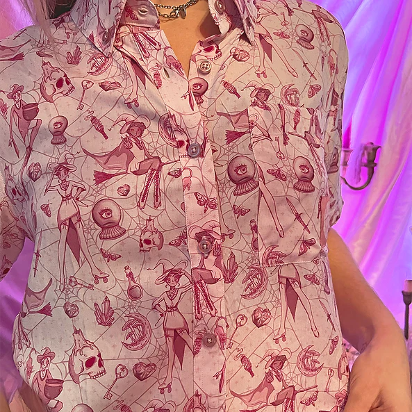 Skate Crop Button Up - SABRINA - Image 2