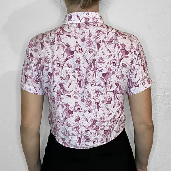 Skate Crop Button Up - SABRINA - Image 5