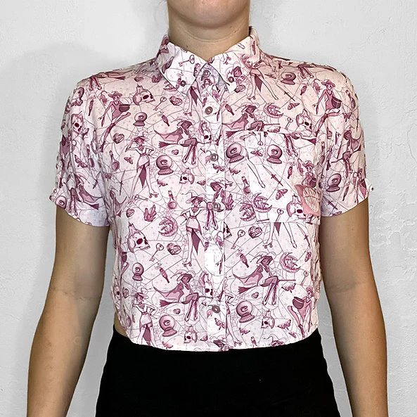 Skate Crop Button Up - SABRINA - Image 6