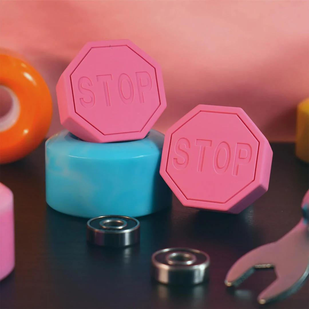 Stop Sign Toe Stops - PINK - Image 2