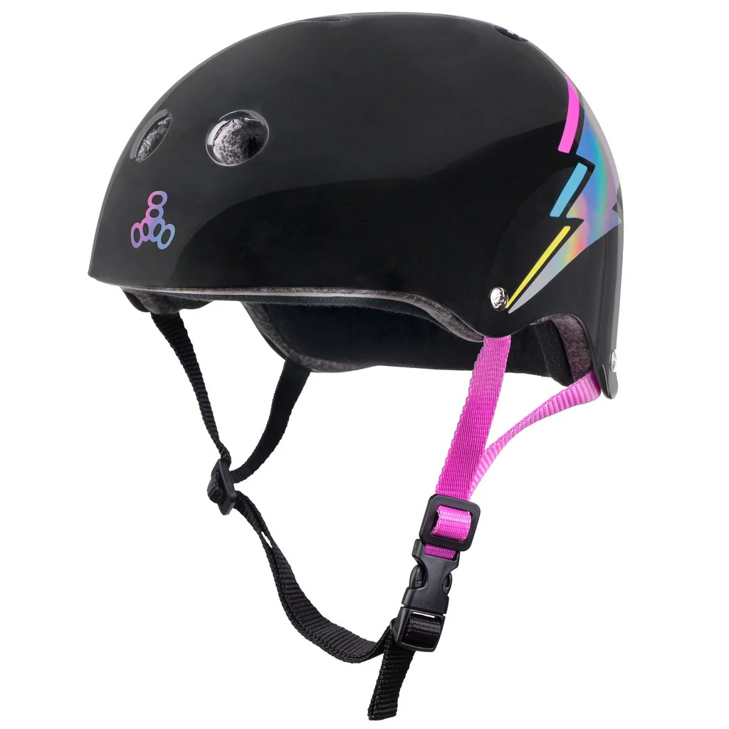Triple 8 Helmet - BLACK HOLOGRAM - Image 2