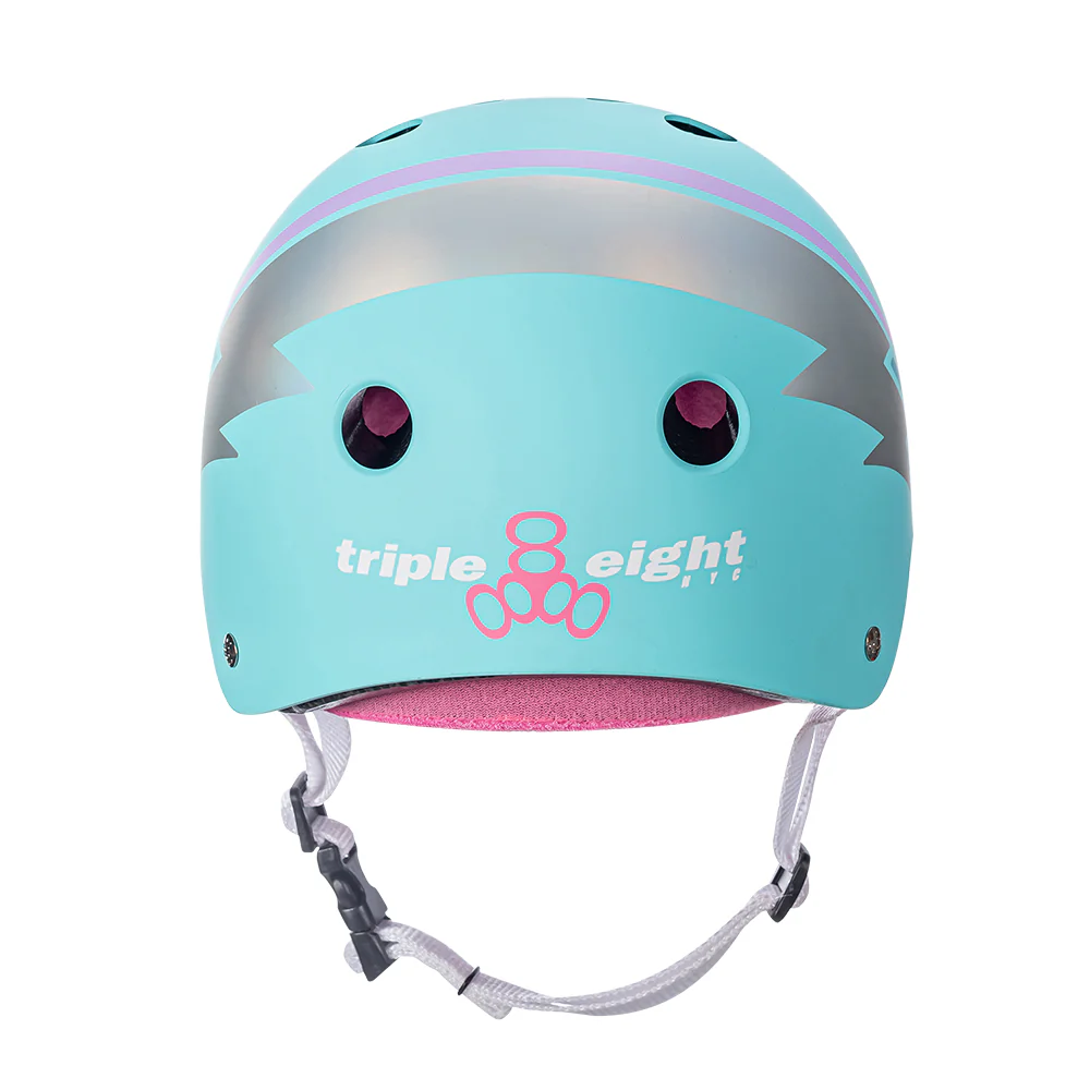 Triple 8 Helmet - TEAL HOLOGRAM - Image 2