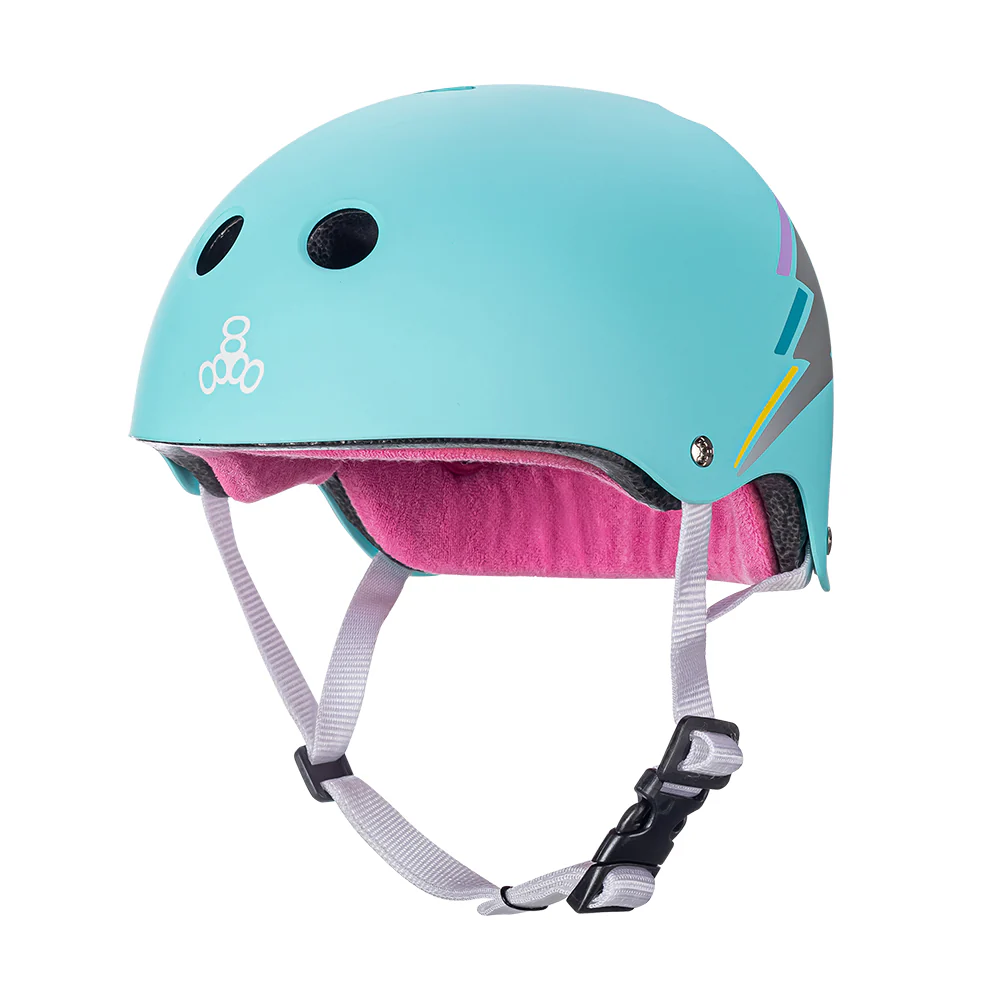 Triple 8 Helmet - TEAL HOLOGRAM - Image 3